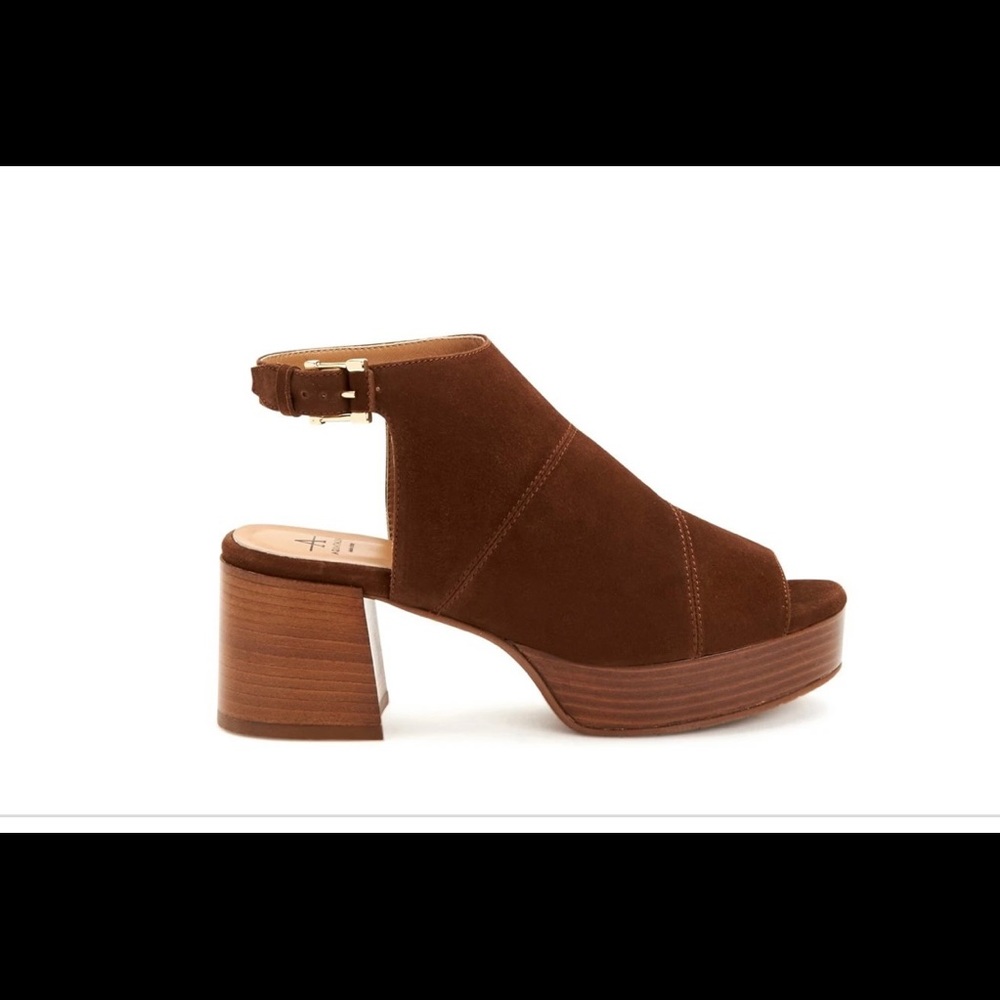 Aquatalia Scarlette Chestnut Suede Sandal